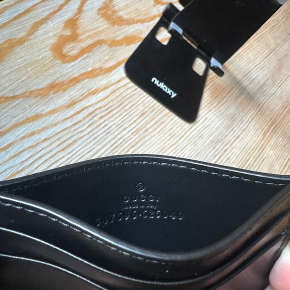 Gucci Gold Logo Card Case - Picture 2 of 7